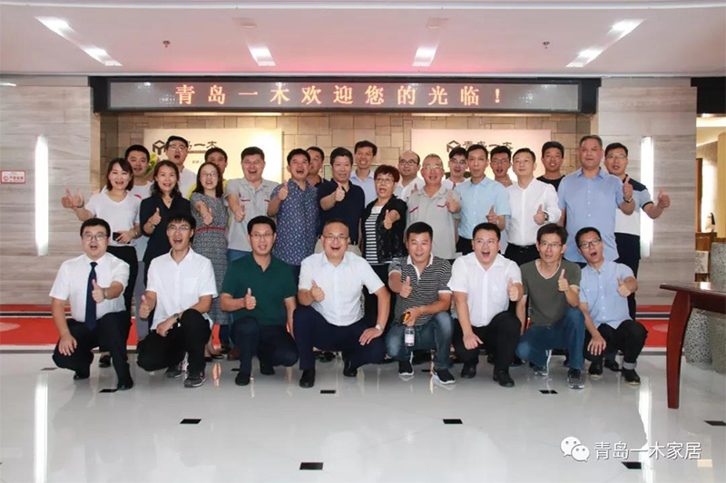 Welcome Shandong Family Association and industry elites to visit Qingdao Yimu Group to visit and guide, seek common path and seek win-win!